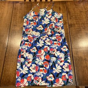 J. Crew floral basket weave skirt and camisole